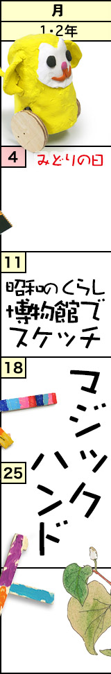 火曜クラスの予定